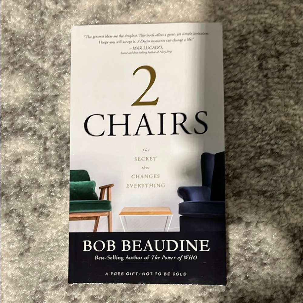 2 Chairs by - White and Blue Book